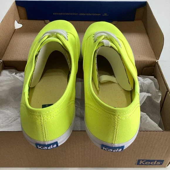 Keds Women’s Shoes Neon Champion Canvas Sneakers Size 9 WF66460 - Picture 4 of 9